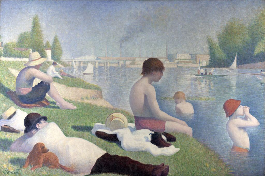 Neo-Impressionism_The Bathers by George Seurat